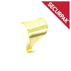 Securpak - Brass Plated Moulding Hook (Pack of 3)