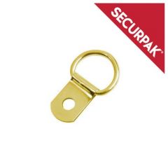 Securpak - Brass Plated D Ring Single