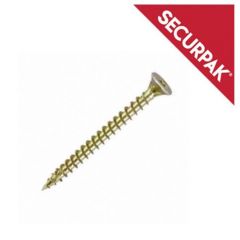Securpak - Pozi CSK Yellow Zinc Plated Screws