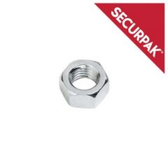 Securpak - Zinc Plated Hexagon Nuts