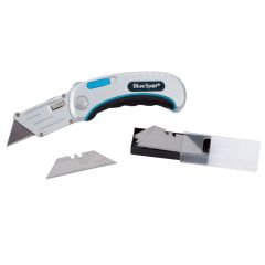 Blue Spot - Quick Change Folding Utility Knife with 5 Blades