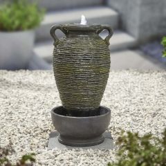 Easy Fountain - Rippling Vase Water Feature inc LED Light
