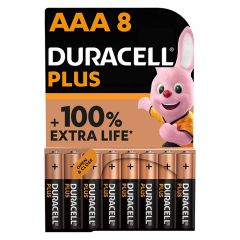Duracell - Plus Power AAA Batteries (Pack of 8)