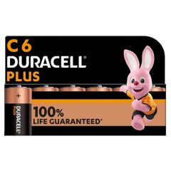 Duracell - Plus Power C Batteries (Pack of 6)