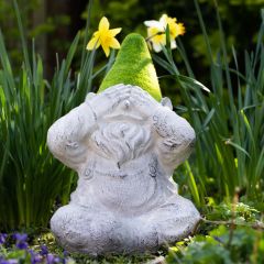 Jonart - Garden Gnome Covering Eyes