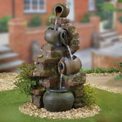 Easy Fountain - Flowing Jugs inc LEDs