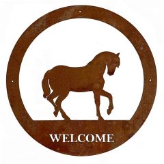 Poppy Forge - Horse Welcome Wall Art