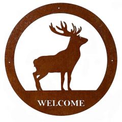 Poppy Forge - Stag Welcome Wall Art