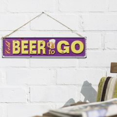 La Hacienda - 'Beer To Go' Wall Sign
