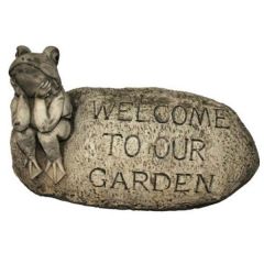 Dream Gardens - Welcome Stoneware Ornament