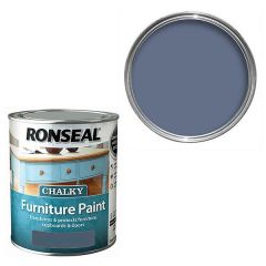 Ronseal - Chalky Furniture Paint - Midnight Blue