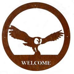 Poppy Forge - Owl Welcome Wall Art