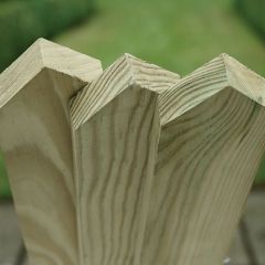 KDM - Planed Pointed Picket Boards