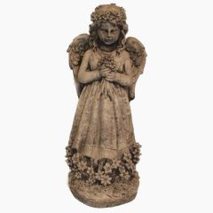 Dream Gardens - Posy Angel Stoneware Ornament