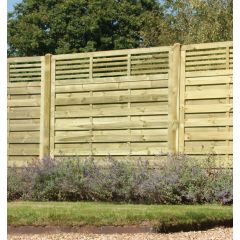 KDM 6' Arched Horizontal Fence Panel