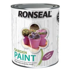 Ronseal Garden Paint - Purple Berry