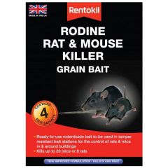 Rentokil - Rodine Rat & Mouse Killer Grain Bait