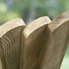 KDM - Planed Round Top Picket Boards