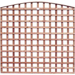 Earlswood - Arch Top Square Grid Trellis Panels