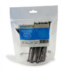 Site Mate - Pre-Packed Round Wire Nails 75mm - 500g