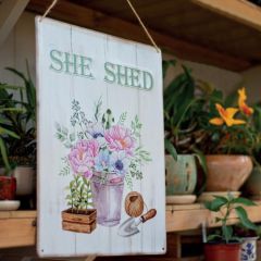 La Hacienda - 'She Shed' Wall Sign