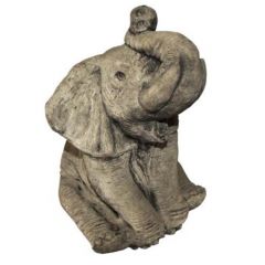 Dream Gardens - Small Elephant Stoneware Ornament