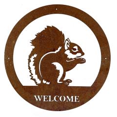 Poppy Forge - Squirrel Welcome Wall Art