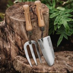 Kent & Stowe - Stainless Steel Trowel & Fork Gift Set