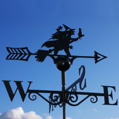 Poppy Forge - Witch and Cat Weathervane