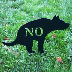 Poppy Forge - No Fouling Dog Garden Silhouette