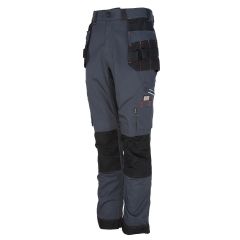 Unbreakable - Reflex Pro Stretch Holster Grey Work Trousers