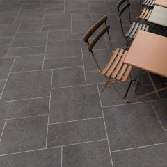 Digby Stone - Ultra Black Porcelain Mixed Sizes (15 Pieces - 6.08m²)