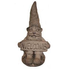 Dream Gardens - Welcome Gnome Stoneware Ornament