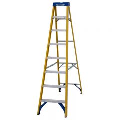 Werner - 8 Tread Fibreglass Step Ladder