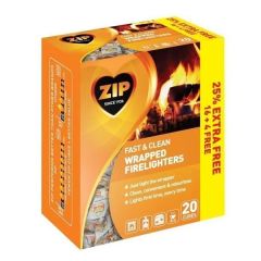 Zip - Fast & Clean Wrapped Firelighters