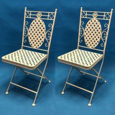 Jonart - Café Folding Chairs (Set of 2)