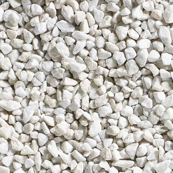 White Spar Chips Chippings Stone Aggregrate Weed Control Fabric & Pegs 
