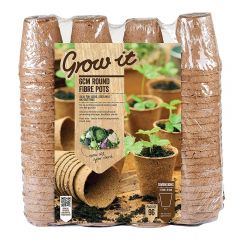 Grow It - 6cm Round Fibre Pots - Pack of 96