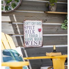 La Hacienda - 'Don't Cry Over Spilt Milk' Wall Sign