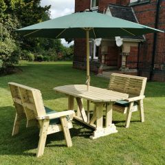 Churnet Valley - Ergo 4 Seater Table and Bench Set