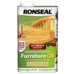 Ronseal - Hardwood Garden Furniture Oil - 1L