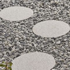 Kelkay - Borderstone Granite Stepping Stone - Light Grey