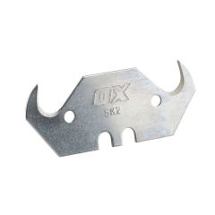 Ox - Pro Heavy Duty Hooked Knife Blades & Dispenser (10 Pack)