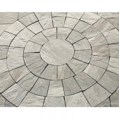 Ethan Mason - 2.4m Silver Grey Sandstone Circle (With Square Off Kit)