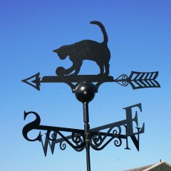Poppy Forge - Cat and Ball Weathervane
