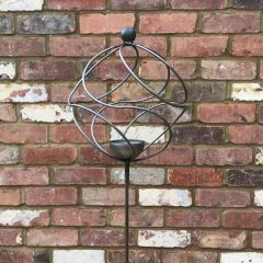 Poppy Forge - Tangle Ball on 4ft Stem with Bird Feeder