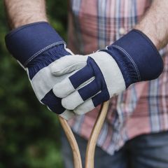 Kent & Stowe - Navy Fleece Lined Rigger Gloves