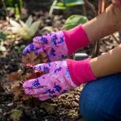 Kent & Stowe - Pink Dinosaur Kids Gardening Gloves